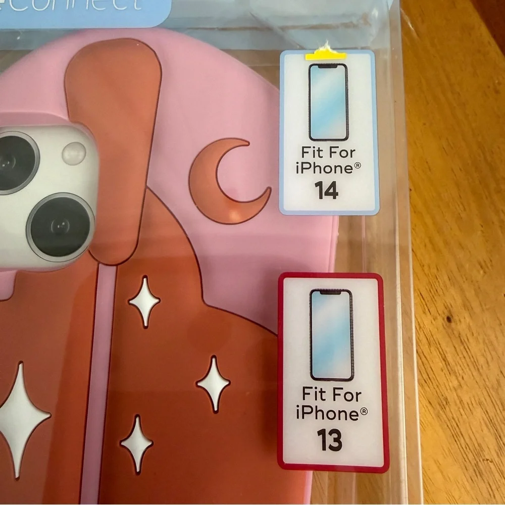 Prime Connect pink cowboy‎ boot case iPhone 13 14
